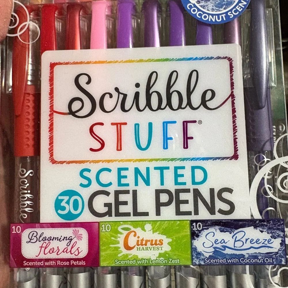 Scribble Stuff Scented Gel Pens Set - Picture 2 of 3